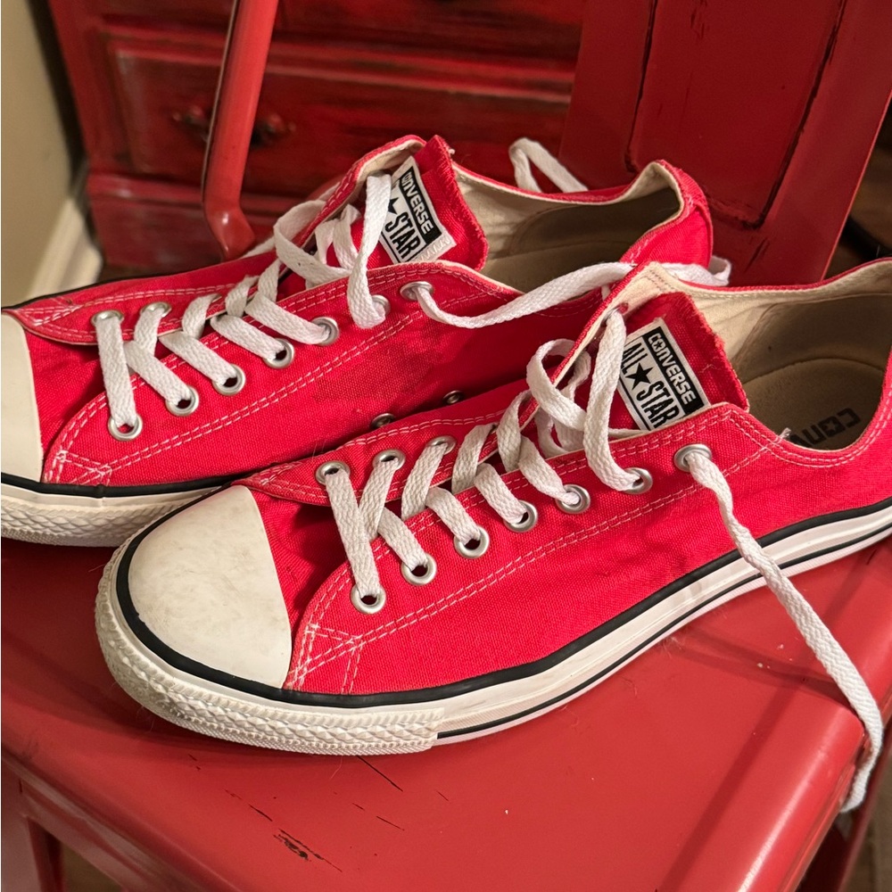 Converse Classic Red Canvas Sneakers